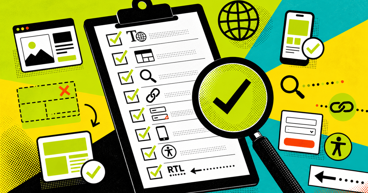 Website Localization Testing: 60-Point QA Checklist